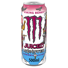 MONSTER PLAIN PACK VIKING BERRY 500ml (12 pack)