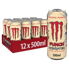 Monster Energy Drink Pacific Punch 500ml (12 pack) Monster Energy Drink Pacific Punch 500ml (12 pack)