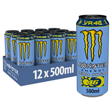 Monster Energy Drink Rossi VR46 Zero Sugar 500ml 12 Pack £1.65