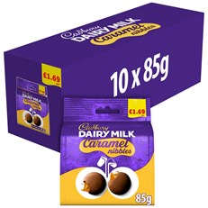 Cadburys Dairy Milk Caramel Nibbles 85g 10 Pack £1.69
