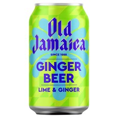 Old Jamaica Ginger Beer Lime & Ginger Extra Fiery 330ml 24 Pack
