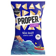 Proper Sea Salt Lentil Chips 85g 8 Pack