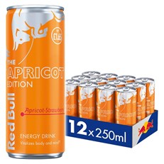 Red Bull Energy Drink Editions Apricot Editions 250ml 12 Pack £1.65