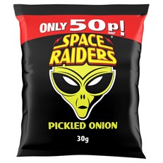 Space Raiders Pickled Onion 30g 36 Pack 50p