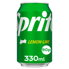 Sprite Lemon & Lime 330ml 90p (24 Pack)