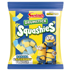 Swizzels Squashies Drumstick Minions 120g 12 Pack