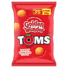 Golden Wonder Tangy Toms 22g 35p (36 Pack)