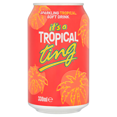 Ting Tropical Soda 330ml Cans 24 Pack
