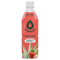 Simplee Aloe Vera Strawberry 500ml (12 Pack)