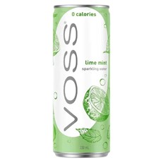 Voss Can Lime & Mint 330ml 10 Pack