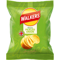 Walkers Crisps Pickled Onion Grab Bag 45g 32 Pack