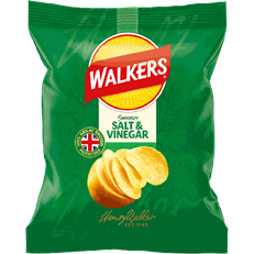 Walkers Crisps Salt & Vinegar 32.5g 32 Pack