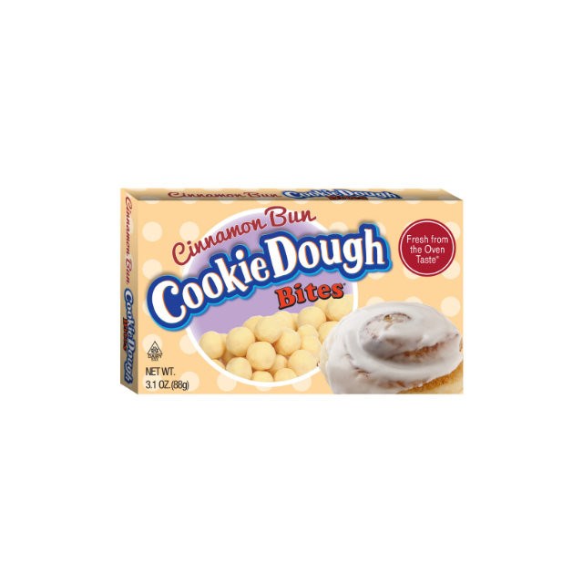 COOKIE DOUGH BITES CINNAMON BUN 3.1oz 88g