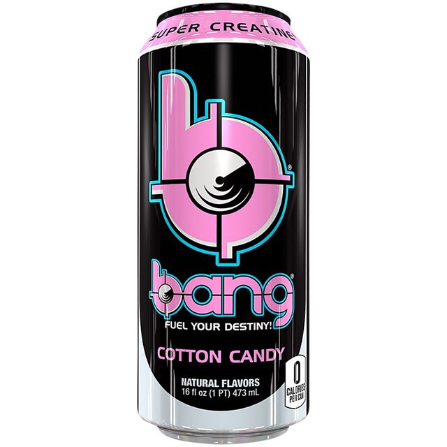 BANG ENERGY DRINK COTTON CANDY 16oz (12 PACK)