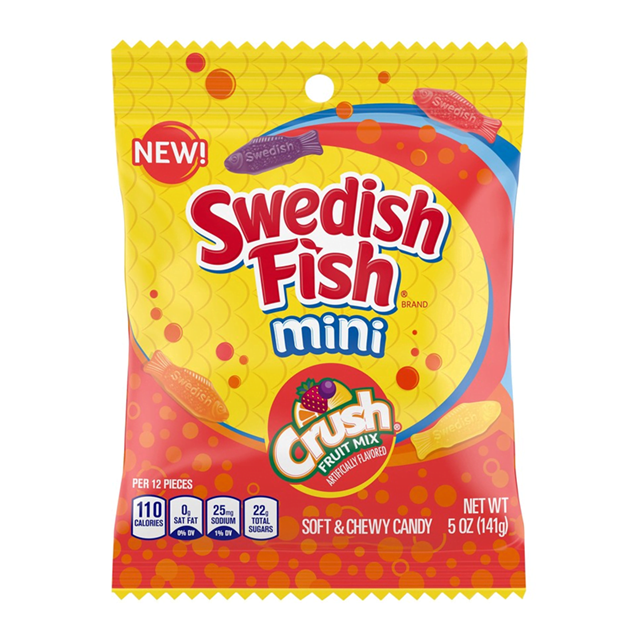 USA SWEDISH FISH MINI CRUSH FRUIT MIX 226g