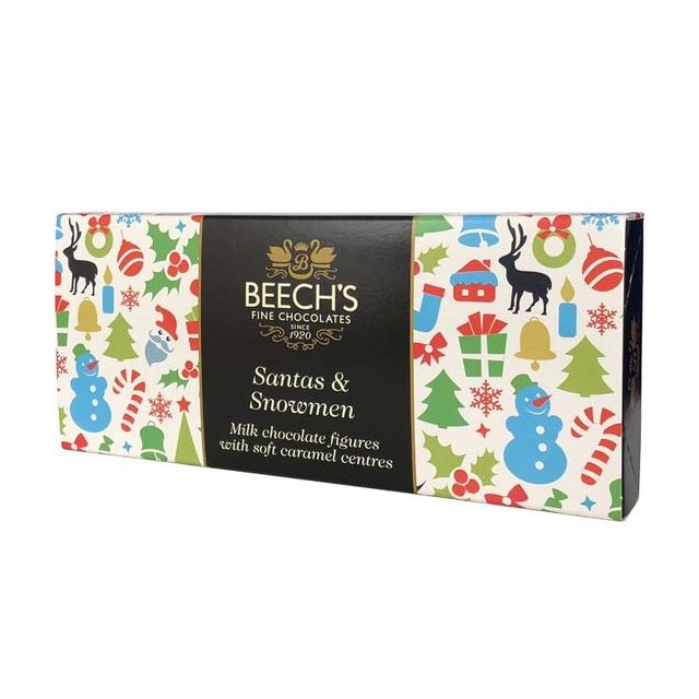 BEECH'S MILK CHOCOLATE SANTAS & SNOWMEN 100g