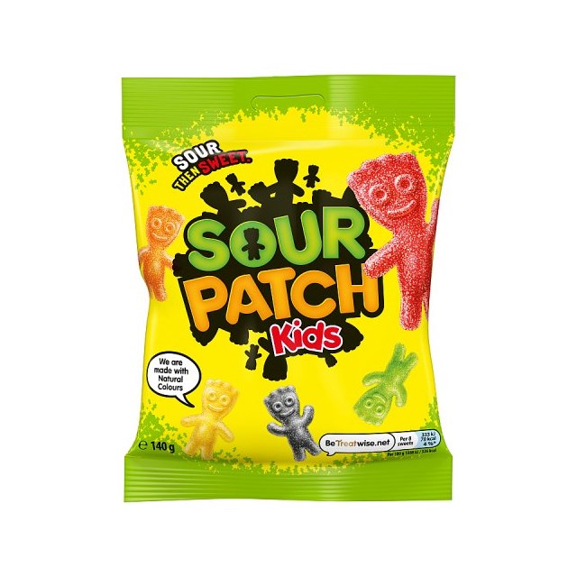 Sour Patch Kids Original Sour Then Sweet 130g (10 Pack)