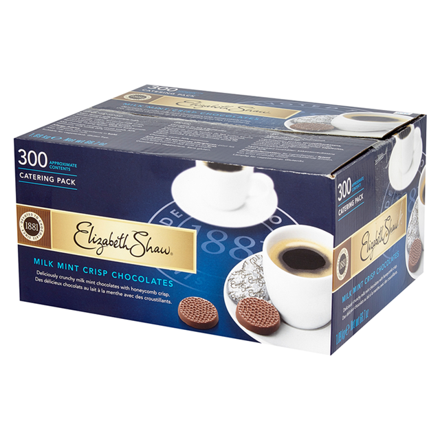 ELIZABETH SHAW MILK MINT CRISP CHOCOLATES 1.89kg (300 PIECES)