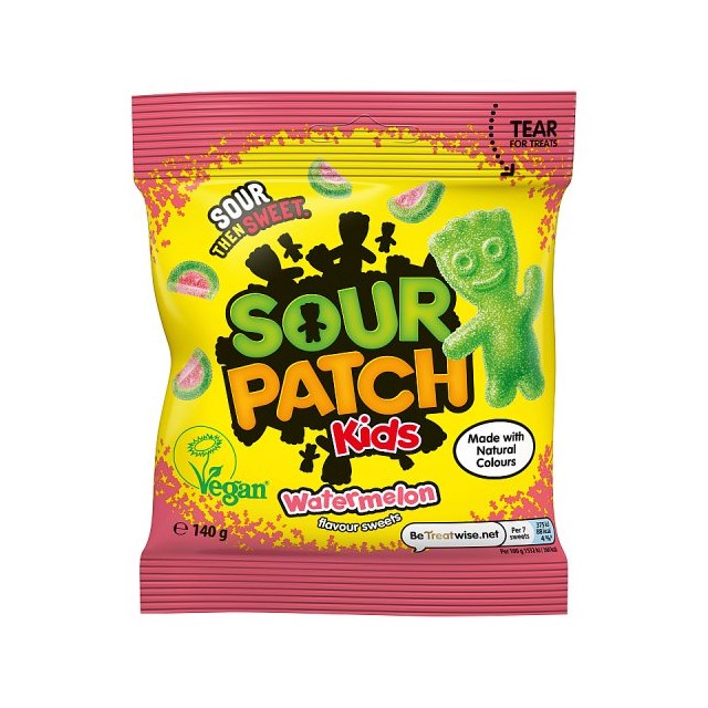 Sour Patch Kids Watermelon 130g (10 Pack)