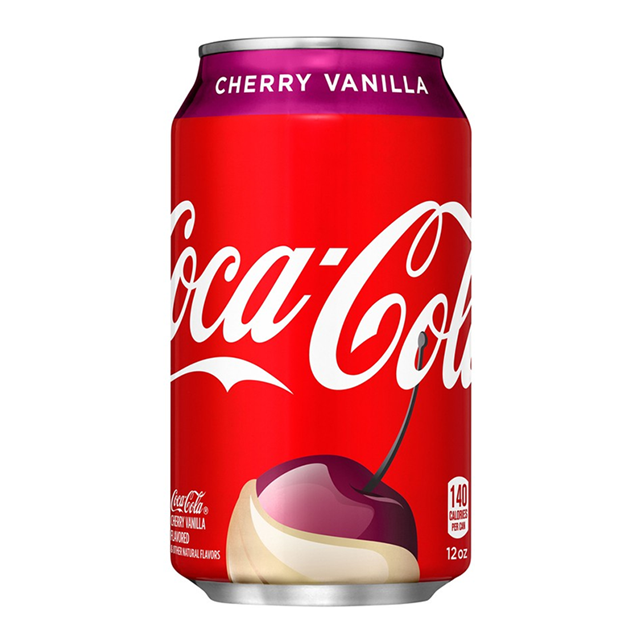 USA COCA COLA CHERRY VANILLA FULL SUGAR 355ml (12 PACK)
