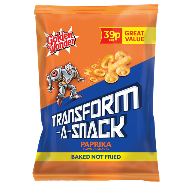 GOLDEN WONDER TRANSFORMERS 39P PAPRIKA