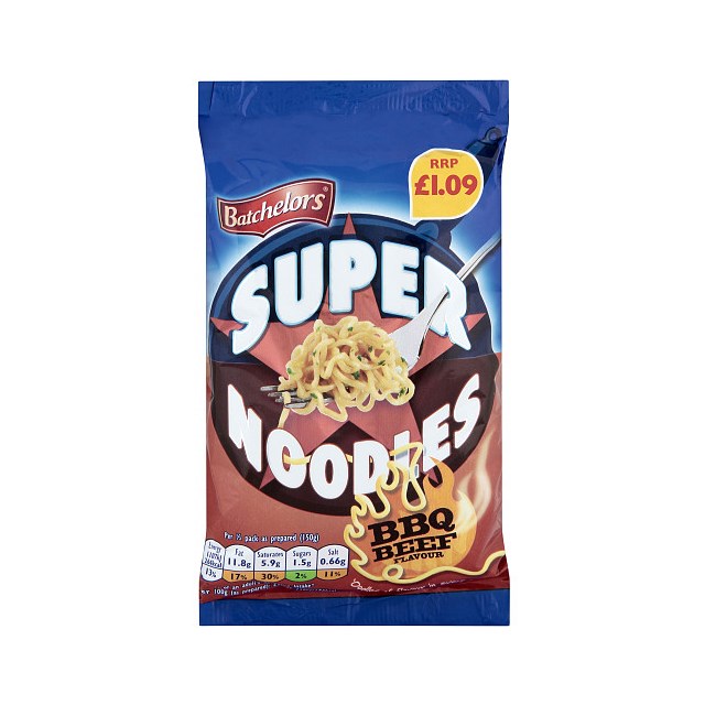 SUPERNOODLES BBQ PM £1.09