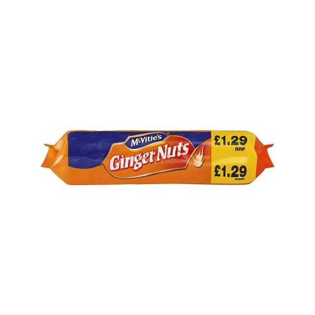 MCVITIES GINGERNUTS £1.29 250g (12 PACK)