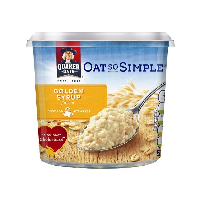 QUAKER OATS SYRUP PORRIDGE POTS