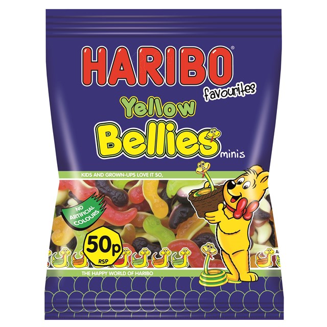 HARIBO 50P MINI YELLOW BELLIES