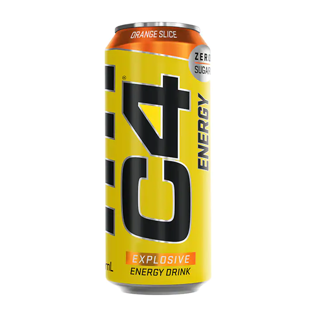 C4 Energy Drink Orange Slice 500ml 12 Pack