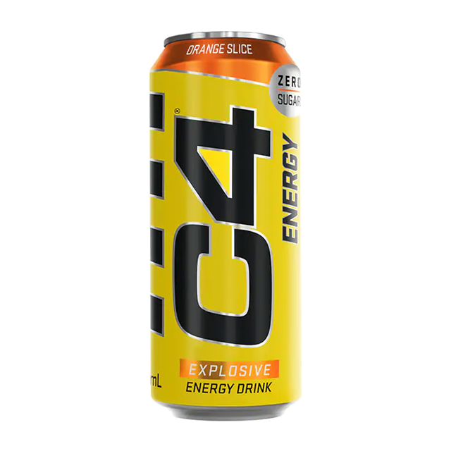 C4 Energy Drink Orange Slice 500ml (12 Pack)