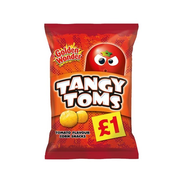 GOLDEN WONDER £1 TANGY TOMS