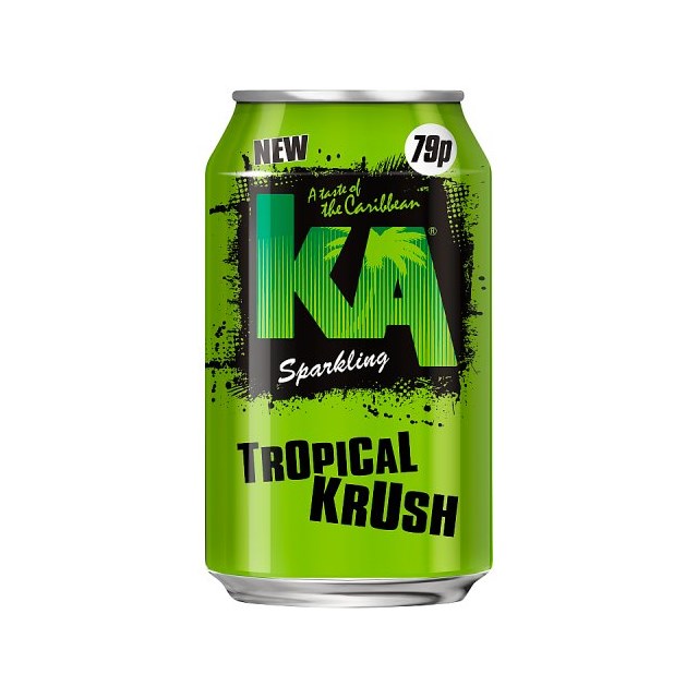 KA TROPICAL KRUSH FULL SUGAR 330ml 79p (24 PACK)