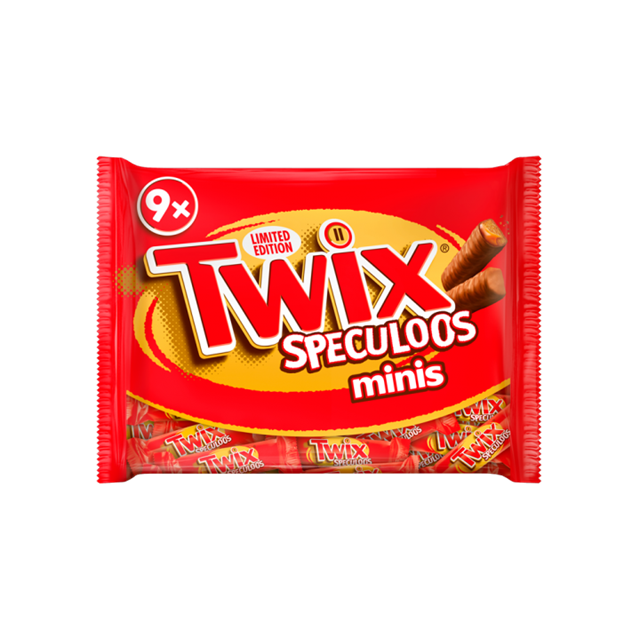 TWIX SPECULOOS (BISCOFF) MINIS 23G BARS (24 PACK) 28 MARCH DATED