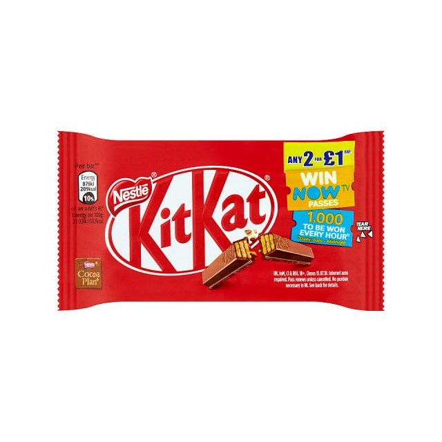 KIT KAT 4 FINGER 41.5g 60p (24 PACK)
