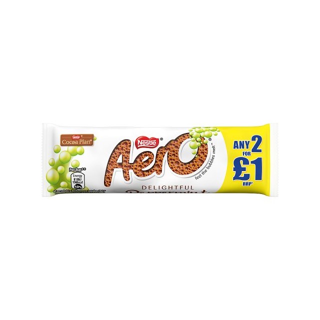 AERO PEPPERMINT 36g 2 FOR £1 (24 PACK)