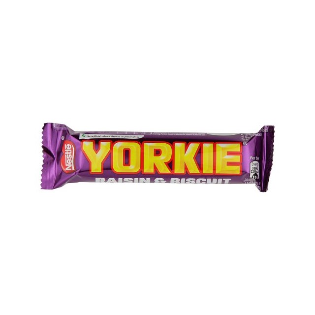 Yorkie Milk Chocolate Raisin & Biscuit 44g (24 Pack)