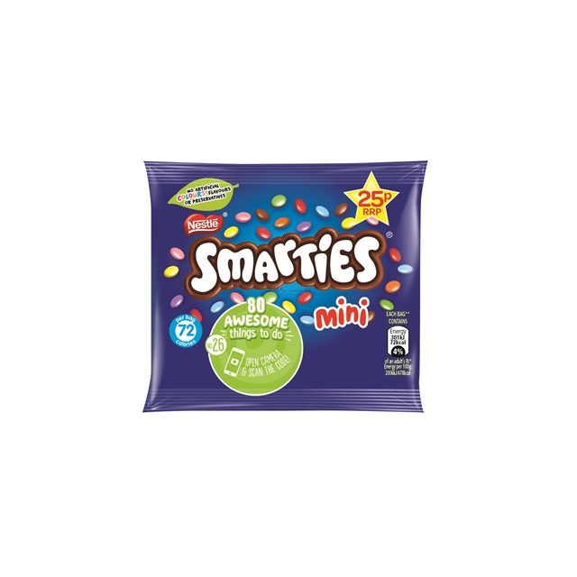 SMARTIES MINI BAGS 25P