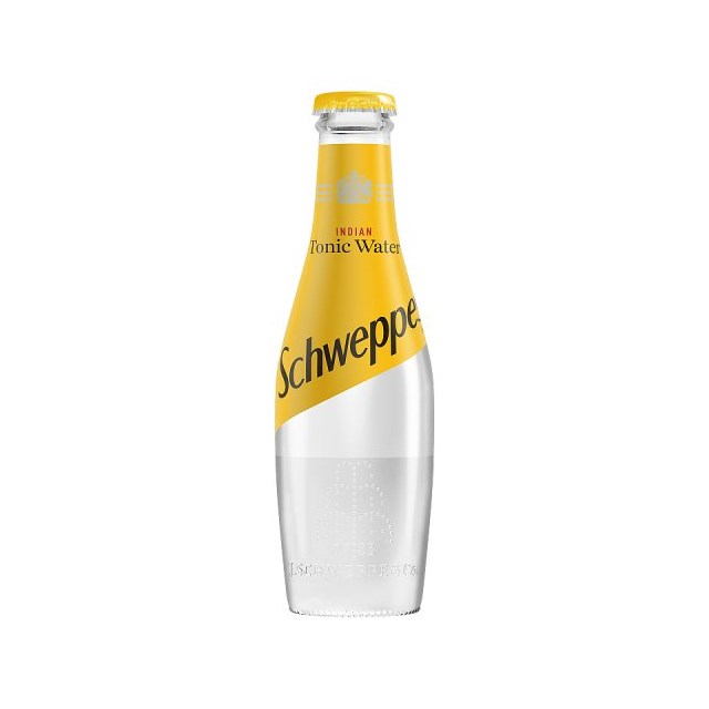 Schweppes Tonic Glass Bottles 200ml (24 Pack)