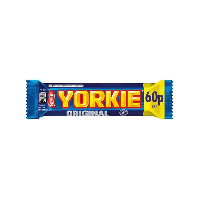 NESTLE YORKIE MILK CHOCOLATE 46g 60p (24 PACK)