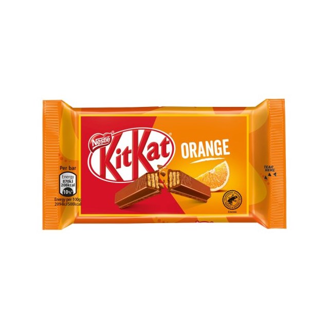 KIT KAT ORANGE 4 FINGER 41.5g (24 pack)
