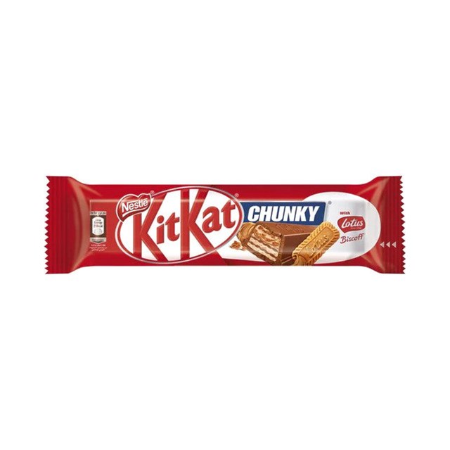 Kit Kat Chunky Lotus Biscoff 42g - 24 Pack