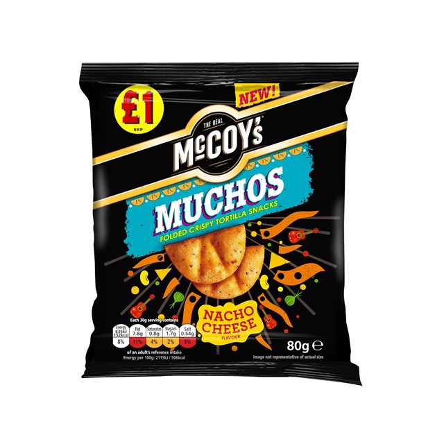 MCCOYS MUCHOS NACHO CHEESE £1