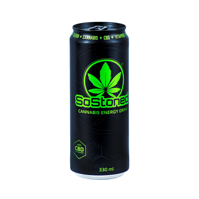 SOSTONED CANNABIS ENERGY DRINK 330ml (24 PACK)