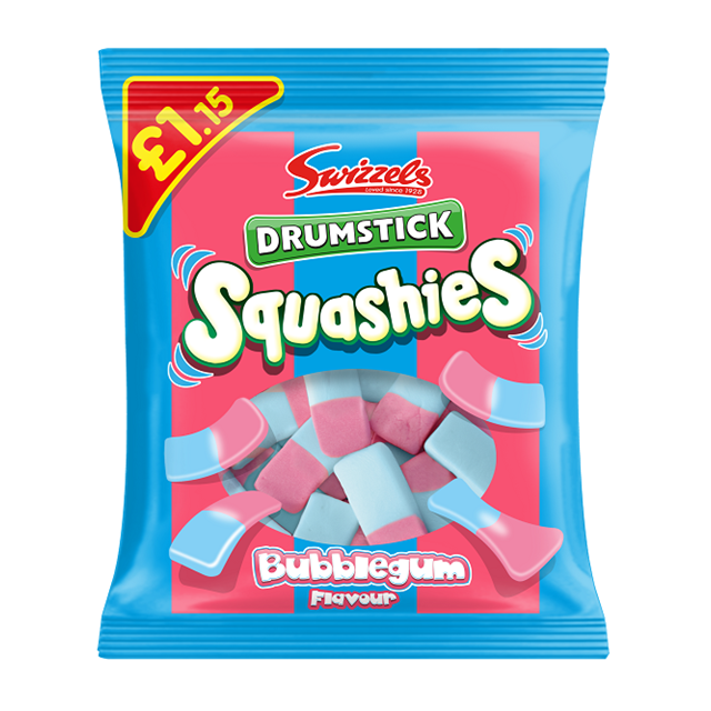 Swizzels Squashies Drumstick Bubblegum 131g £1.15 (12 Pack)