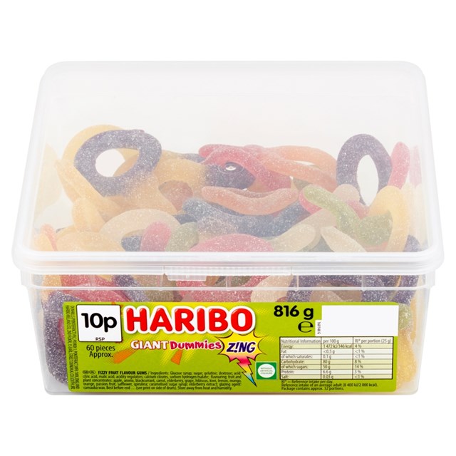 HARIBO 10P GIANT DUMMIES ZING