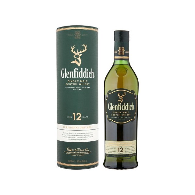 GLENFIDDICH MALT WHISKY 12 Y.O
