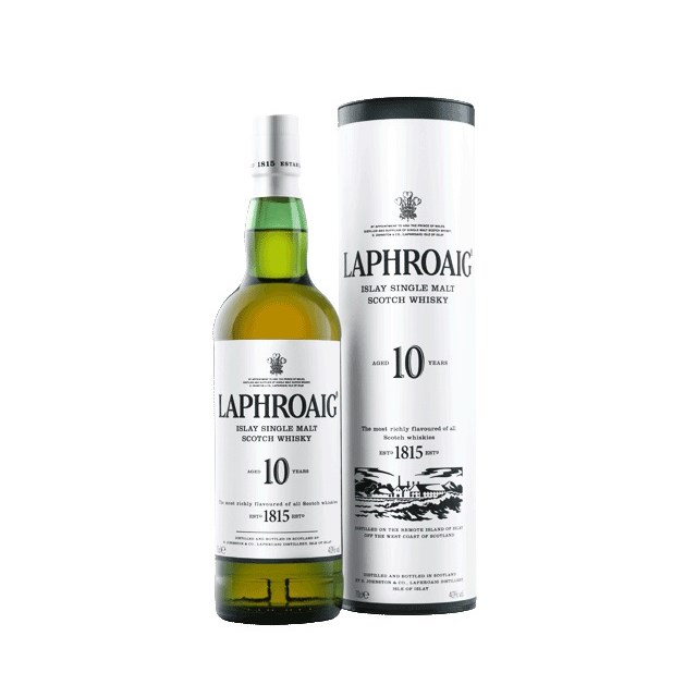 LAPHROAIG MALT WHISKY 10 Y.O