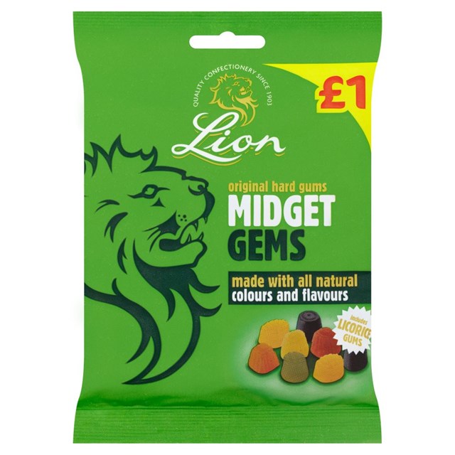 LION £1 MIDGET GEMS