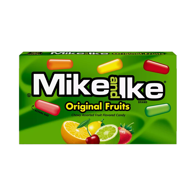 Mike and Ike Original Fruits Theatre Box 120g 12 Pack